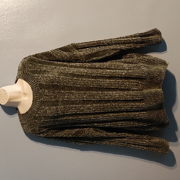 Zenana outfitters size XL oversized soft green sweater - Picture 4 of 16